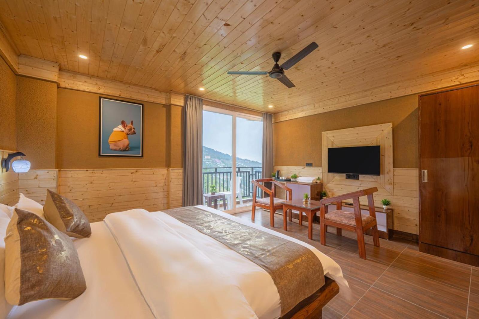 The Countryside Retreat I Vacations I Conference I Mice I Family Events I Open Air Terrace I Sky Bonfire I Kufri By Exotic Stays Shimla Dış mekan fotoğraf