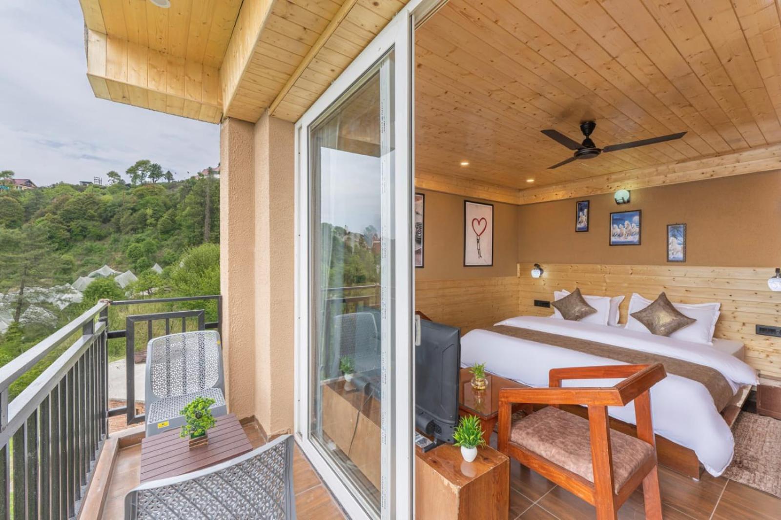 The Countryside Retreat I Vacations I Conference I Mice I Family Events I Open Air Terrace I Sky Bonfire I Kufri By Exotic Stays Shimla Dış mekan fotoğraf